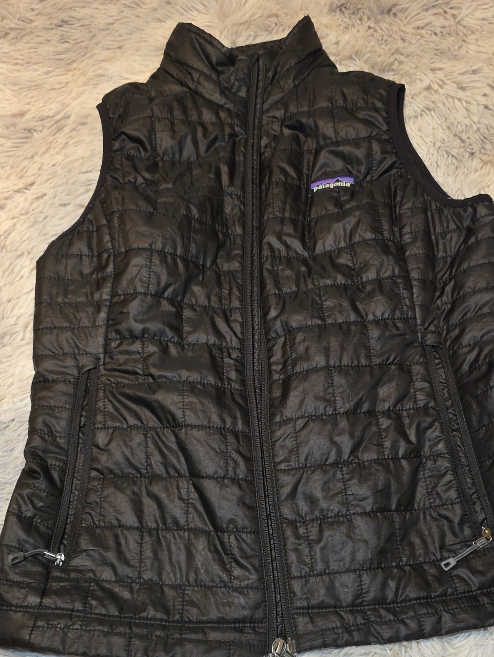 Patagonia Women's Black Quilted Insulated Vest
